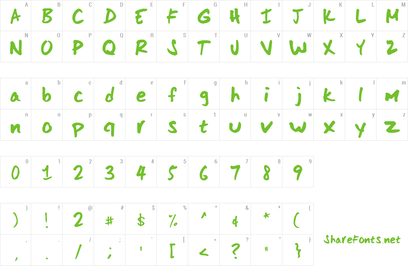 Font Scoder Hand preview